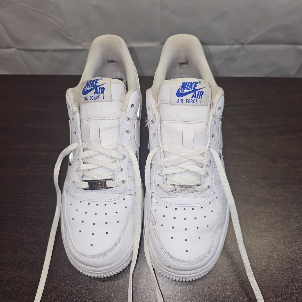 Size 6.5 - Nike Air Force 1 '07 LX Sisterhood - White Metallic Silver W